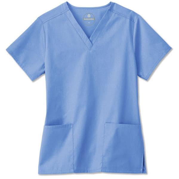 Fundamentals Scrub Shirt Short Sleeves 2X Large Ceil Womens Ea