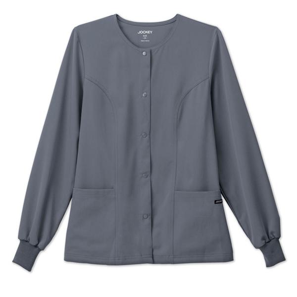 Jockey Warm-Up Jacket 2 Pockets Long Sleeves / Knit Cuff X-Large Pwtr Womens Ea
