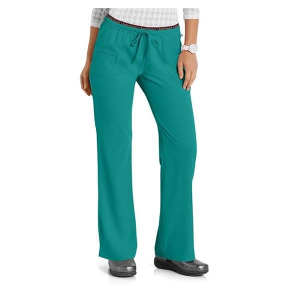 HeartSoul Scrub Pant 4 Pockets 2X Small Teal Womens Ea