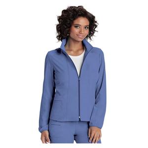 HeartSoul Warm-Up Jacket Poly/Spndx Fn Dobby StIn Lng Slv X-Large Cl Womens Ea