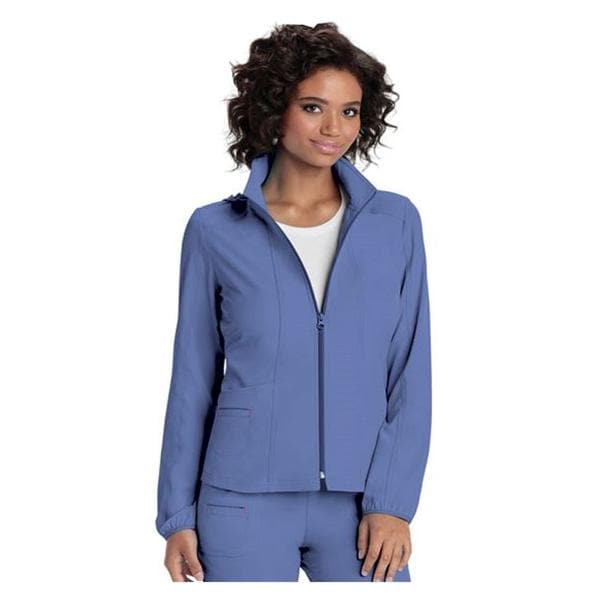 HeartSoul Warm-Up Jacket Poly/Spndx Fn Dobby StIn Lng Slv X-Large Cl Womens Ea