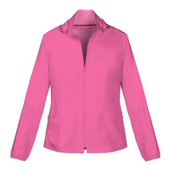 HeartSoul Warm-Up Jacket Poly/Spndx Fn Dobby StIn Lng Slv 2X Large Pnk Womens Ea