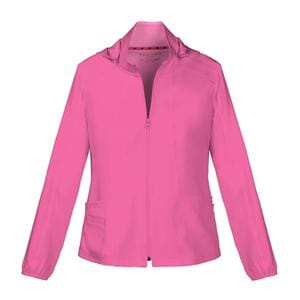 HeartSoul Warm-Up Jacket Poly/Spndx Fn Dbby StIn Lng Slv 3X Large Pnk Womens Ea