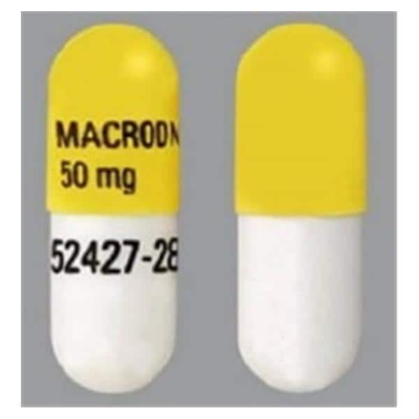 Nitrofurantoin Macro Capsules 50mg Bottle 100/Bt