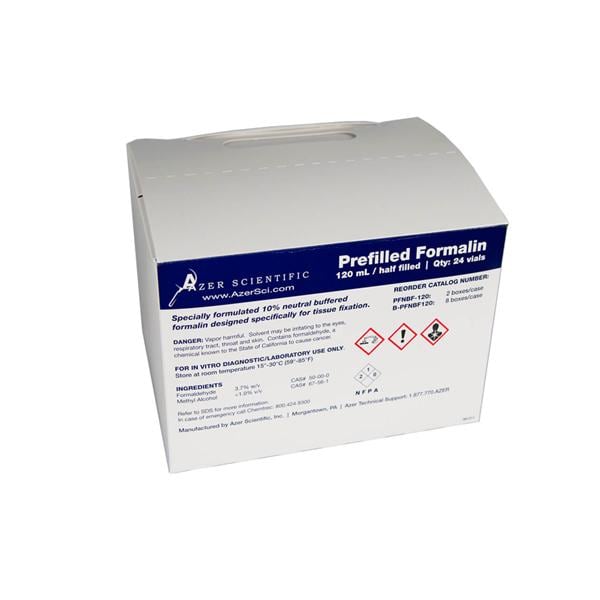 Formalin Container Neutral Buffered 10% 120mL 48/Ca