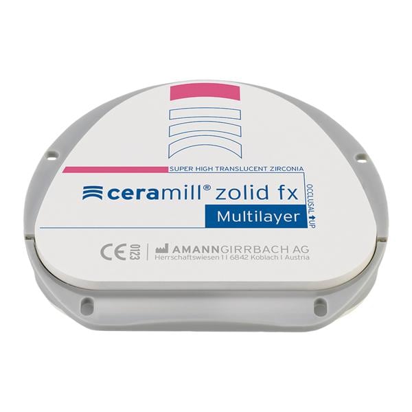 Ceramill Zolid FXML Zirconia Disc A2/A3 71x20 Ea