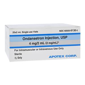 Ondansetron Injection 2mg/mL SDV 2mL 25/Bx