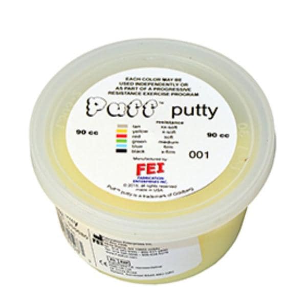 Puff LiTE Exercise Putty Yellow Ea