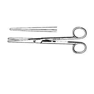 Mayo Scissors Straight 5-1/2" Stainless Steel Ea