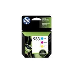 HP 933 Cyan/Magenta/Yellow Ink Cartridges (N9H56FN#140) 3/Pk