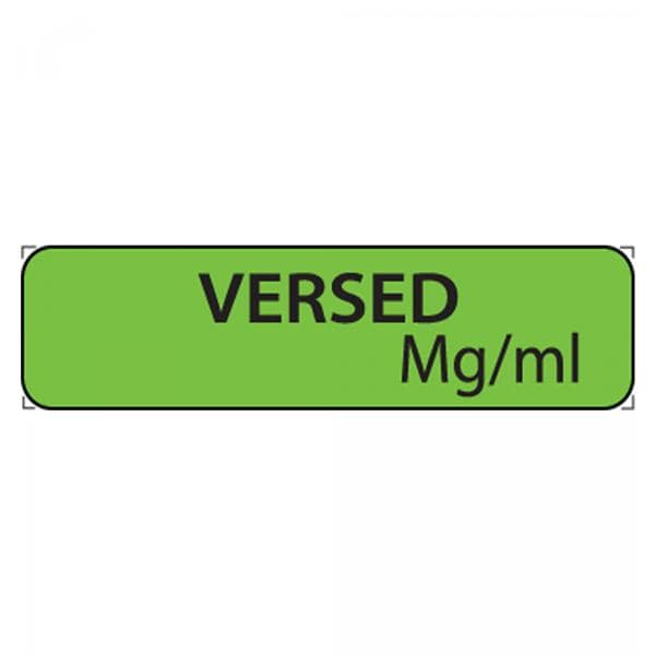 Label Fluorescent Green 1-1/4x5/16" 5Rl/Ca