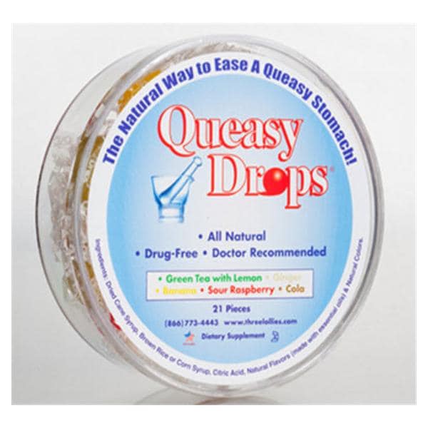 Queasy Drops Drug Free Variety Pack 21x16/Ca