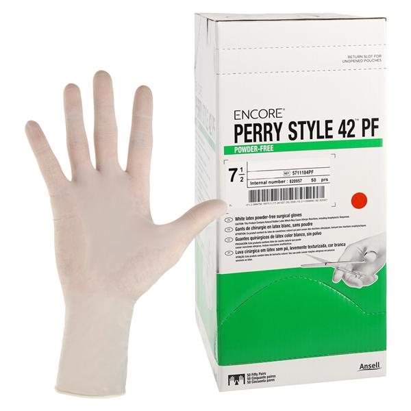 Perry Style 42 Surgical Gloves 7.5 Natural