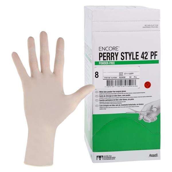 Encore Perry Style 42 Surgical Gloves 8 Natural