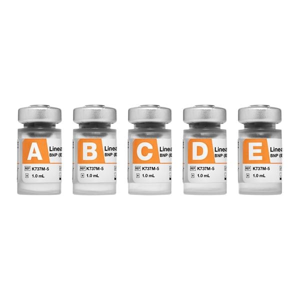 Micro FD BNP: Brain Natriuretic Peptide 5 Level Linearity 5x1mL Set f/ Anlyz Ea