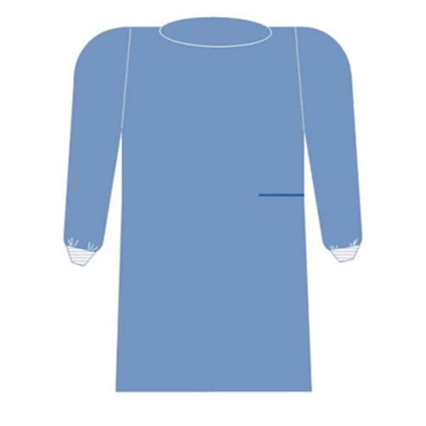 Surgical Gown AAMI Level 2 SMS X Large Blue 44/Ca