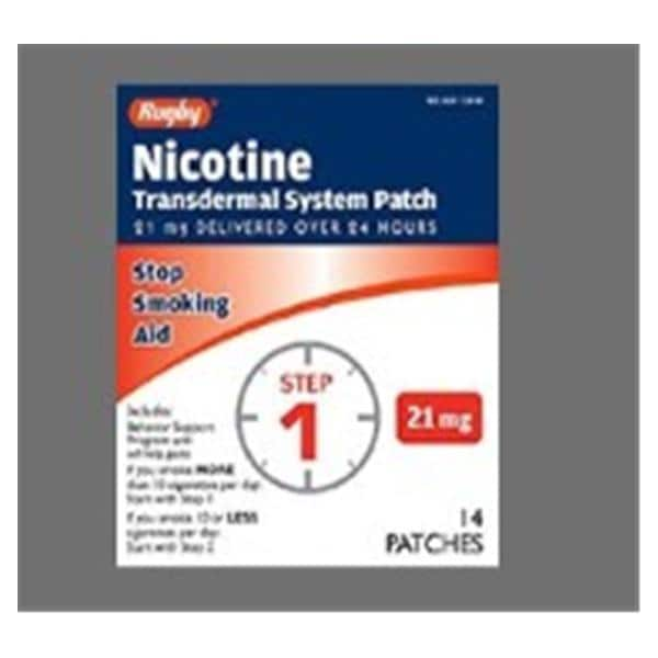 Nicotine Transdermal Patch 14x12/CA