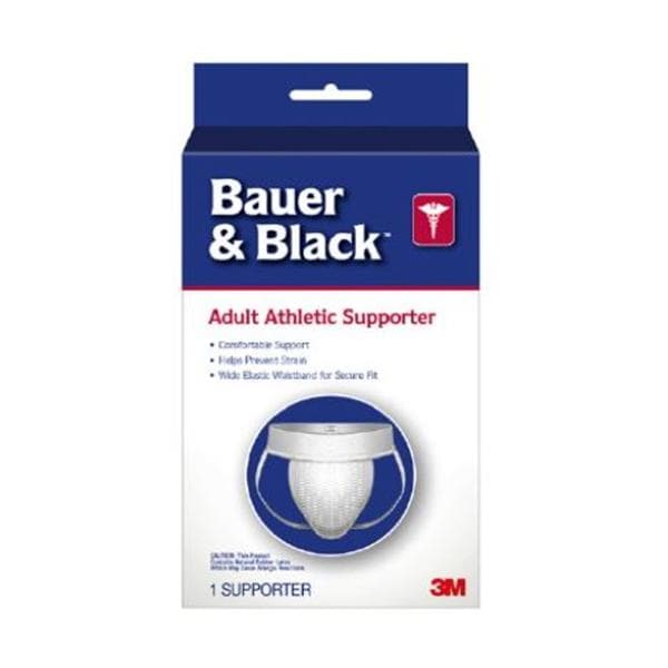 Bauer & Black Athletic Supporter Groin Size Large Cotton/Polyester 39-44", 48 EA/CA