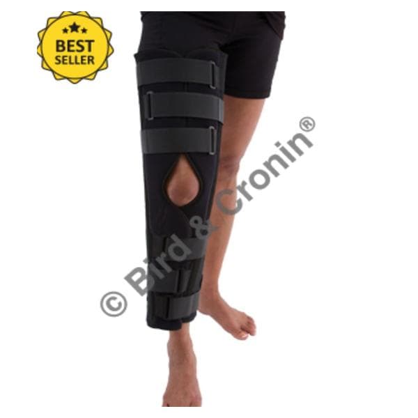 Immobilizer Knee Size One Size Foam Laminate 18" Left/Right