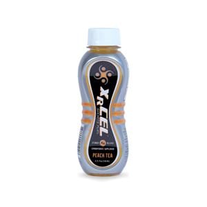 XRCEL Athlete Fuel Liquid Drink Peach Tea Bottle 48/Ca