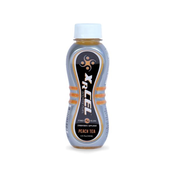 XRCEL Athlete Fuel Liquid Drink Peach Tea Bottle 48/Ca