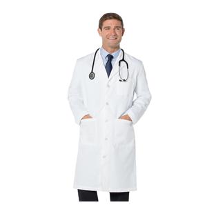 Jacket Lab Coat White Mens Ea