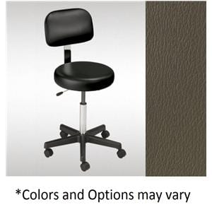 Exam Stool Gunmetal 300lb Capacity