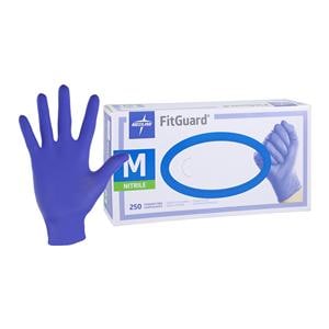 FitGuard Nitrile Exam Gloves Medium Blue Non-Sterile, 10 BX/CA