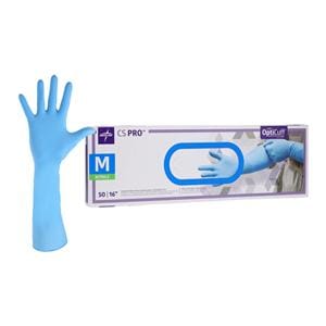 CS PRO Nitrile Exam Gloves Medium Blue Non-Sterile
