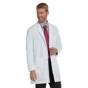 Jacket Lab Coat White Mens Ea