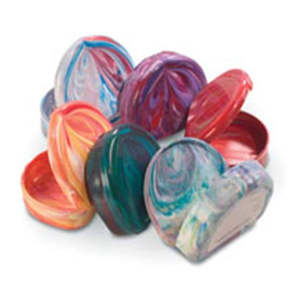 Retainer Cases Ortho Assorted Jewel-Marbled 24/Pk