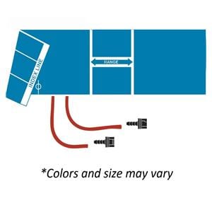 Calibrated V-Lok Blood Pressure Cuff & Inflation Bag Blu LF Ea