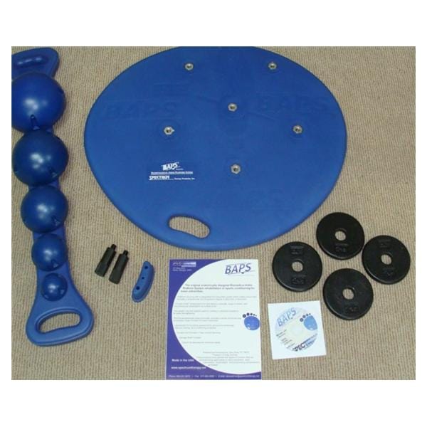 BAPS Platform System With Pro BAPS Board/Balls/2 Rods/4 Weight Plates/Wall Rack
