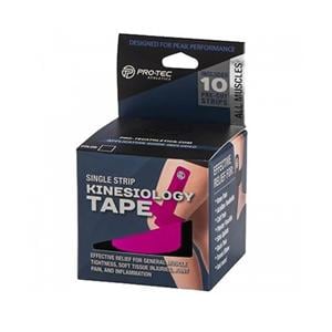 Kinesiology Tape Adhesive Coating 2x9" Pink 1/Bx