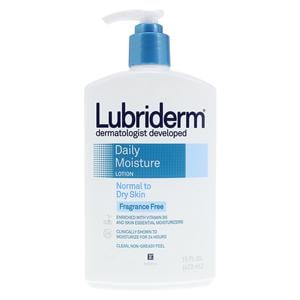 Lubriderm Daily Moisturizing Lotion Fragrance Free Body 16oz/Bt, 12 BT/CA