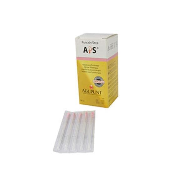 APS Dry Needling Needle 0.30x50mm Pink Conventional 100/Bx