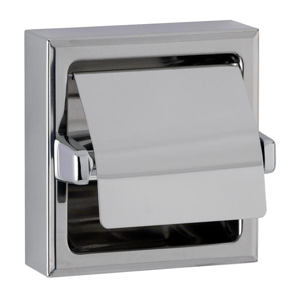 Toilet Tissue Dispender Stainless Steel Chrome With Hood Ea