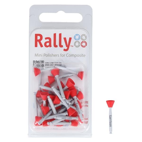 Rally Composite Polisher Medium Cup Red Refill 30/Pk