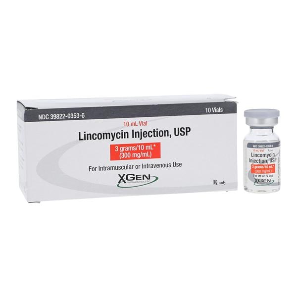 Lincomycin HCl Injection 300mg/mL Vial 10mL 10/Bx
