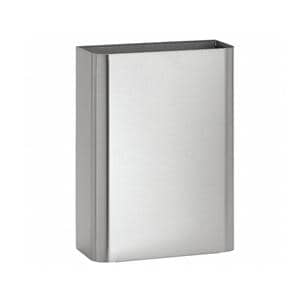 Can Trash Stainless Steel/Satin Finish No Lid Wall Mount Ea