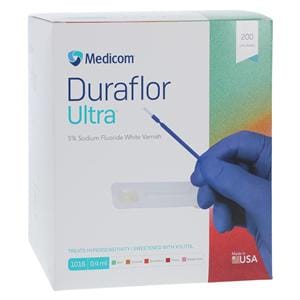 Duraflor Ultra Fluoride Treatment Vrnsh UD 5% NaF 0.4 mL Mint White 200/Bx