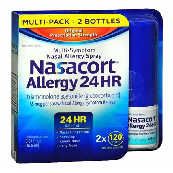 Nasacort Allergy Spray 55mcg 24 Hour Ea