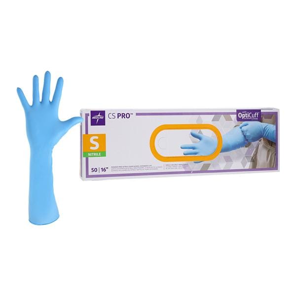 CS PRO Nitrile Exam Gloves Small Blue Non-Sterile