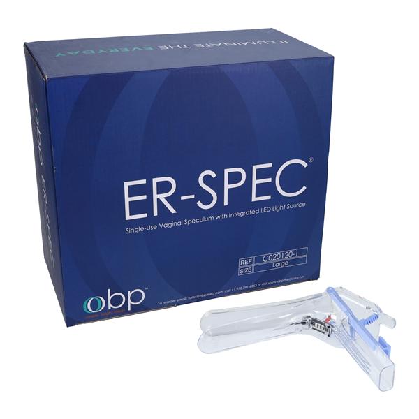 ER-SPEC Vaginal Speculum Large Lighted 16/Bx, 4 BX/CA