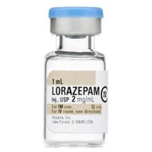 Lorazepam Injection 2mg/mL SDV 1mL 10/Bx