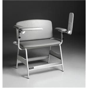 Blood Draw Chair Gray 700lb Capacity Ea