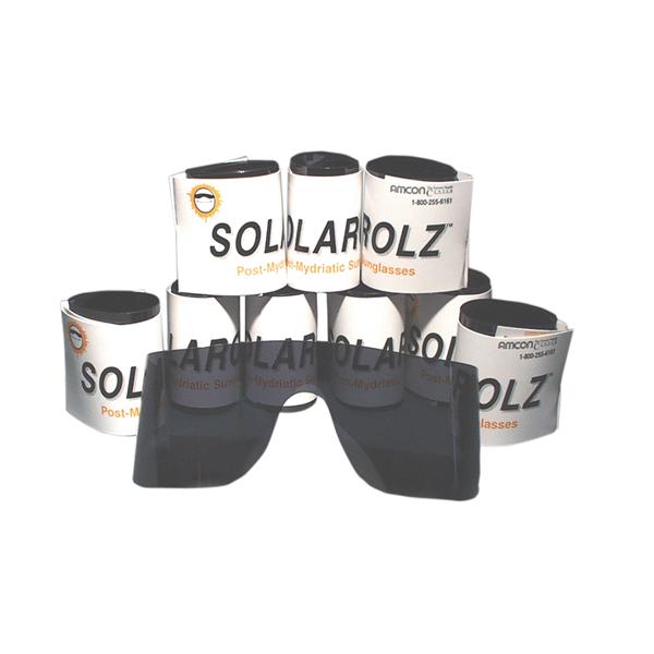 Solar-Rolz UV Glasses Black Disposable 100/Bg