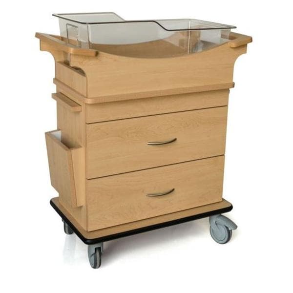 Maternity Bassinet Wood With Two Drawers Ea