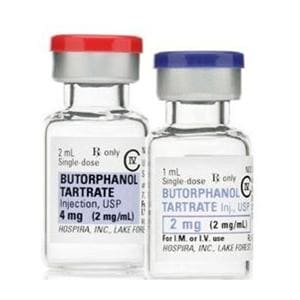 Butorphanol Tartrate Injection 2mg/mL SDV 1mL 10/Bx
