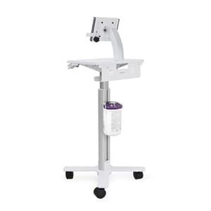 StyleView Tablet Cart Powder Coated Steel White Ea
